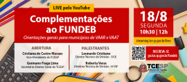 Imagem da notícia Fundeb será tema de live do Tribunal de Contas no dia 18